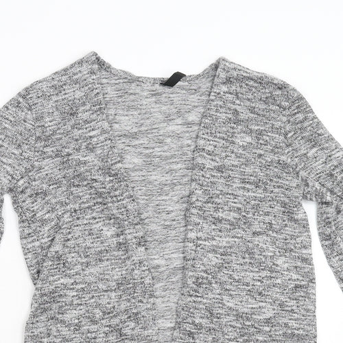 Divided Womens Grey  Knit Cardigan Jumper Size XS
