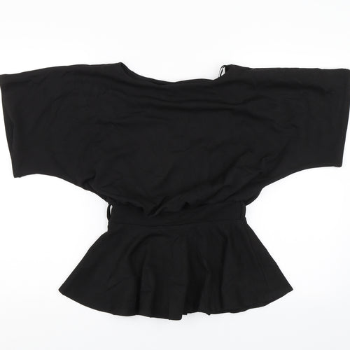 New Look Womens Black   Basic Blouse Size 8