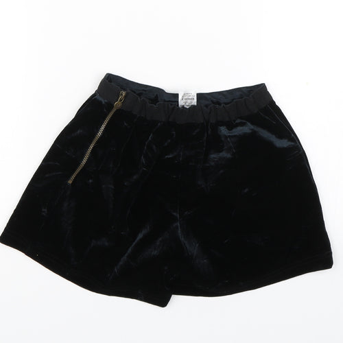 M&S Girls Black   Sailor Shorts Size 8-9 Years