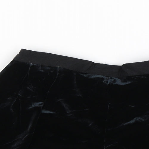 M&S Girls Black   Sailor Shorts Size 8-9 Years