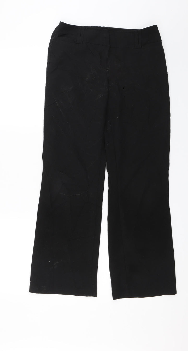 Topshop Womens Black Dress Pants Trousers Size 8 L26 in