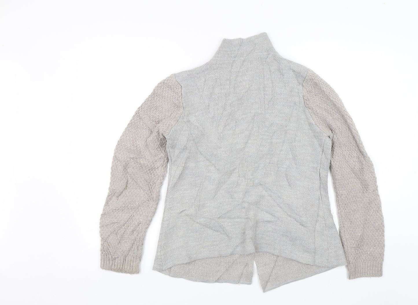 Mida Womens Grey   Cardigan Jumper Size L