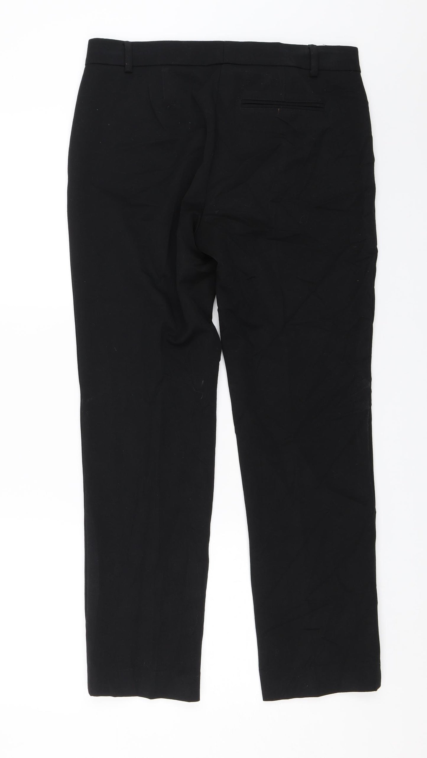 M&S Womens Black   Dress Pants Trousers Size 12 L26 in