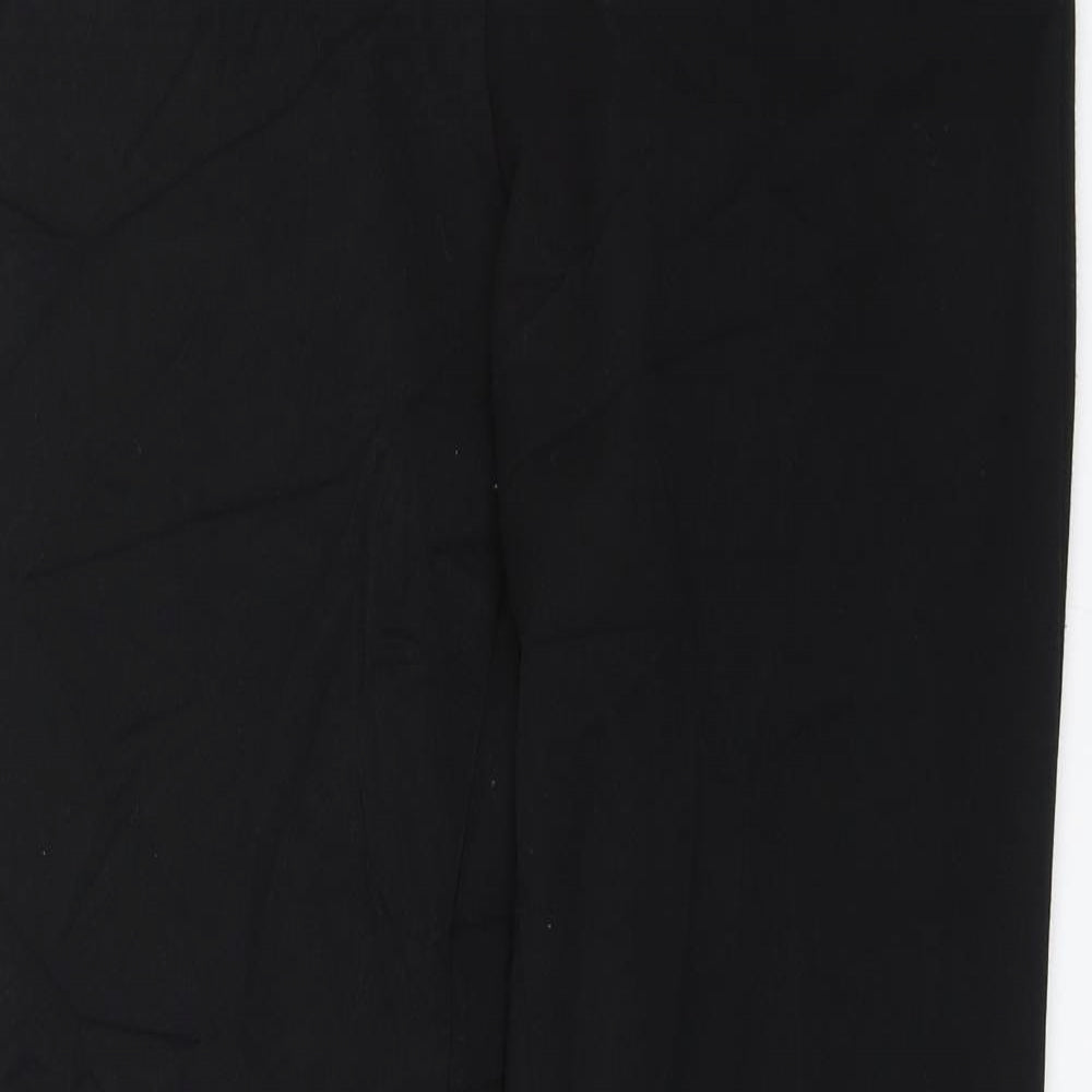 M&S Womens Black   Dress Pants Trousers Size 12 L26 in
