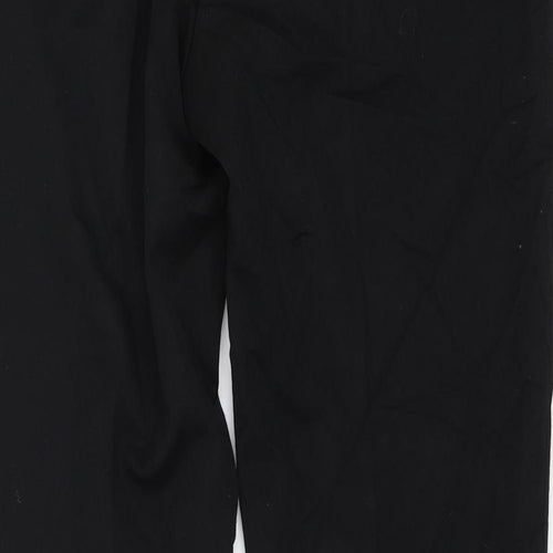 M&S Womens Black   Dress Pants Trousers Size 12 L26 in