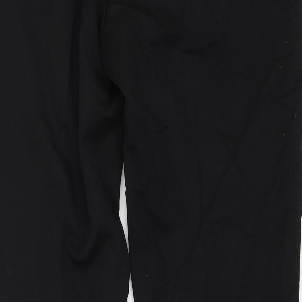 M&S Womens Black   Dress Pants Trousers Size 12 L26 in