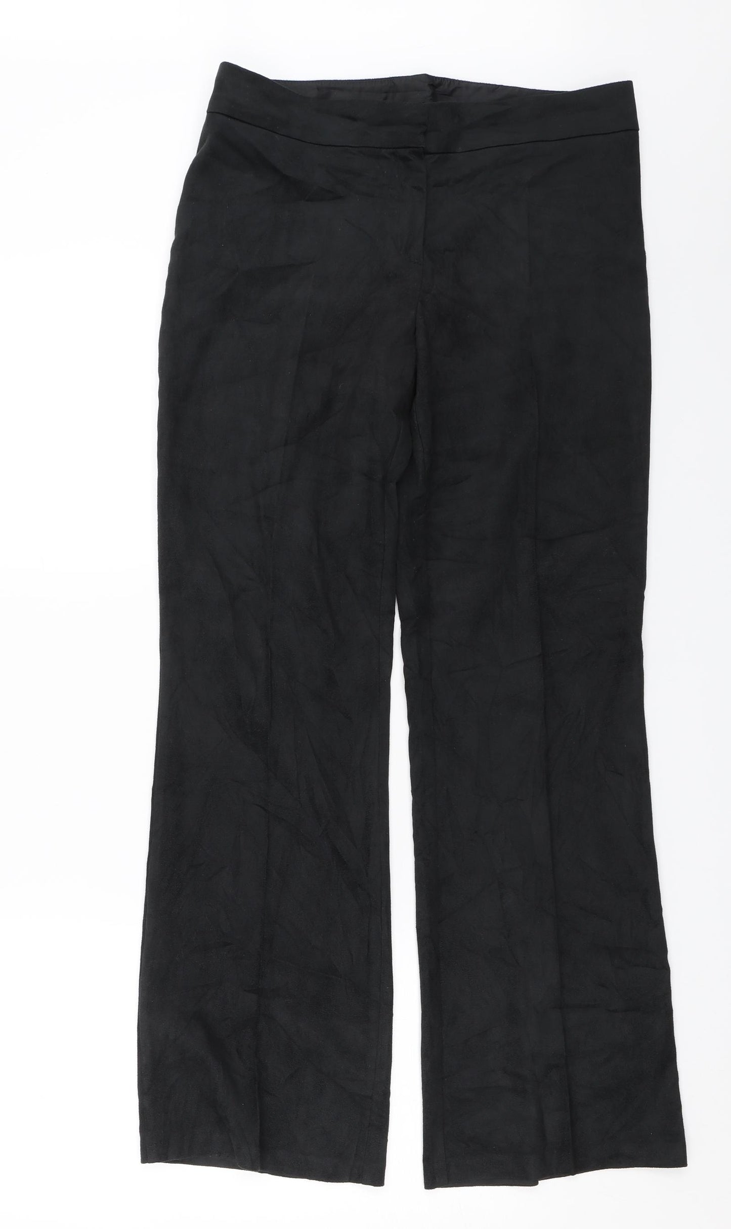 Marks and Spencer Womens Black   Dress Pants Trousers Size 12 L28 in
