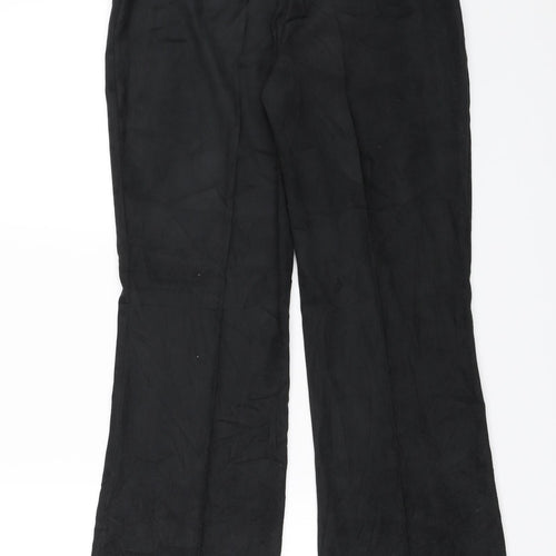 Marks and Spencer Womens Black   Dress Pants Trousers Size 12 L28 in