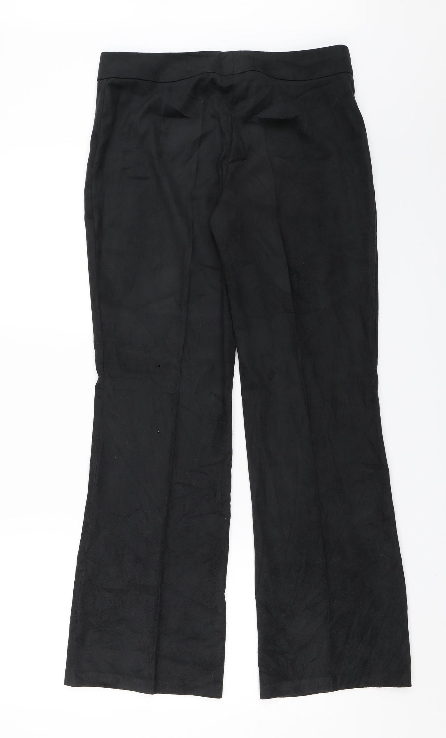Marks and Spencer Womens Black   Dress Pants Trousers Size 12 L28 in