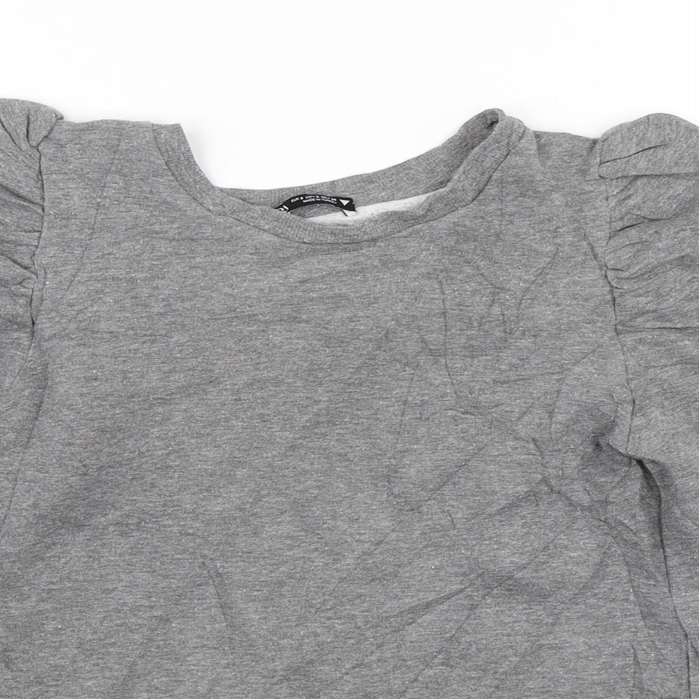 Zara Womens Grey   Pullover Jumper Size S