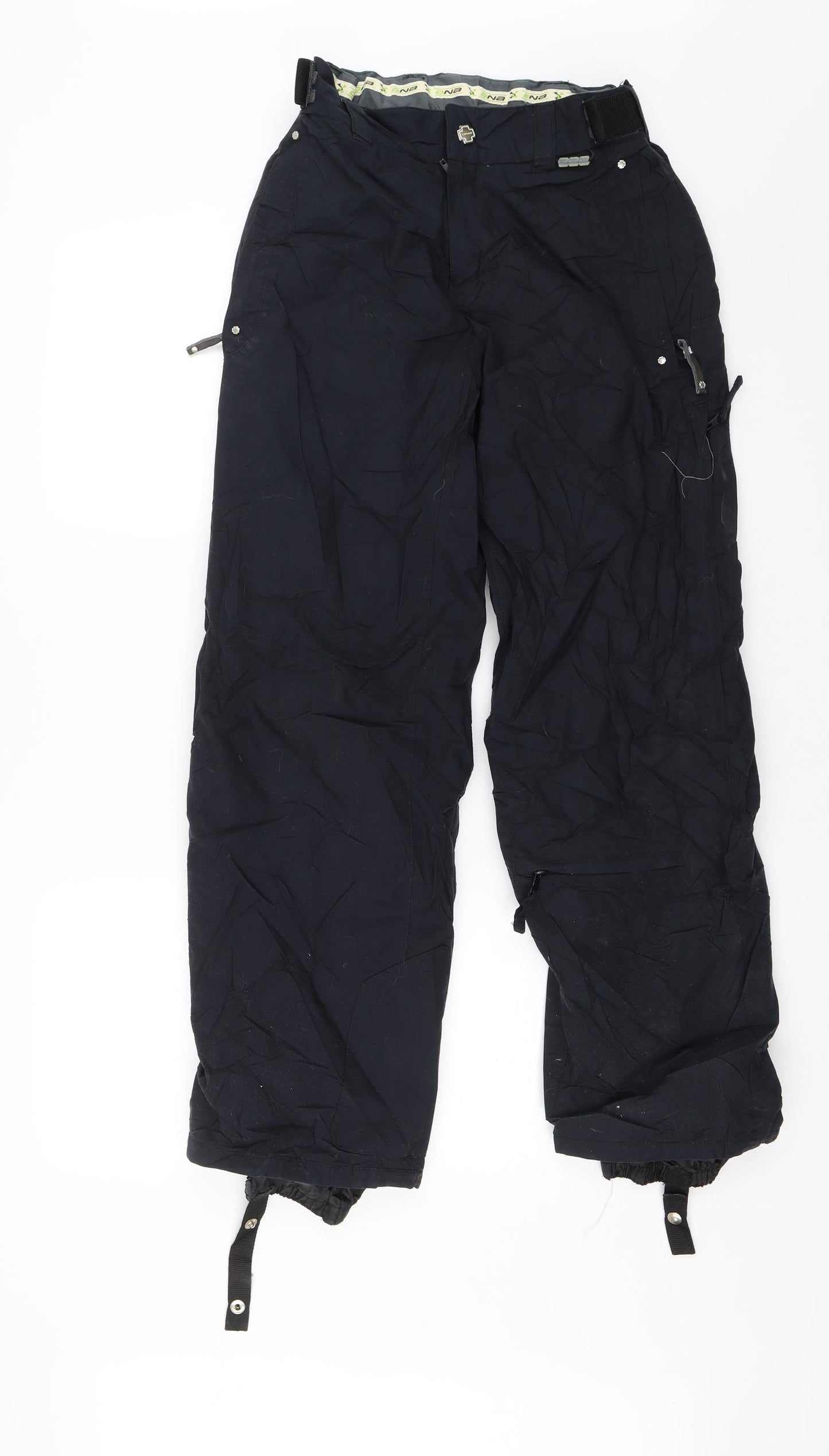 DNA Womens Black   Snow Pants Trousers Size 8 L27 in