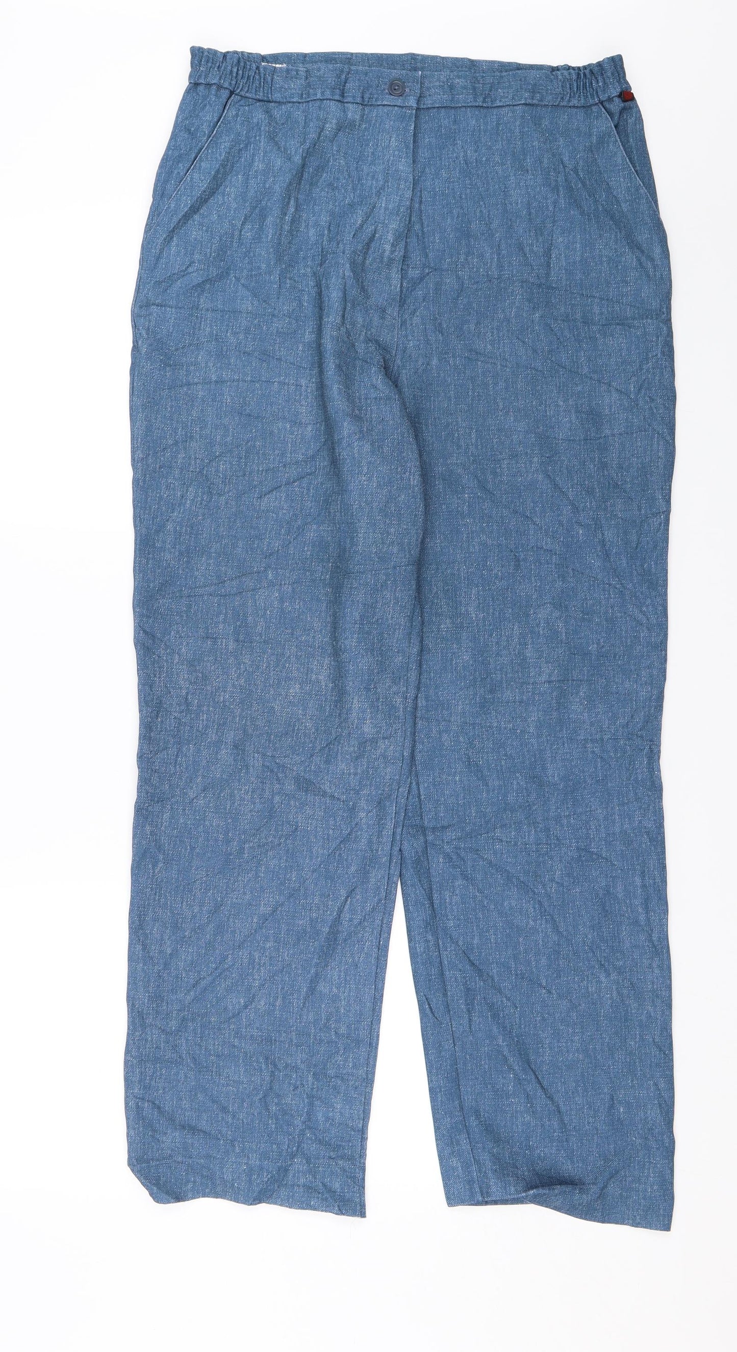 Preworn Womens Blue   Chino Trousers Size 29 in L27 in