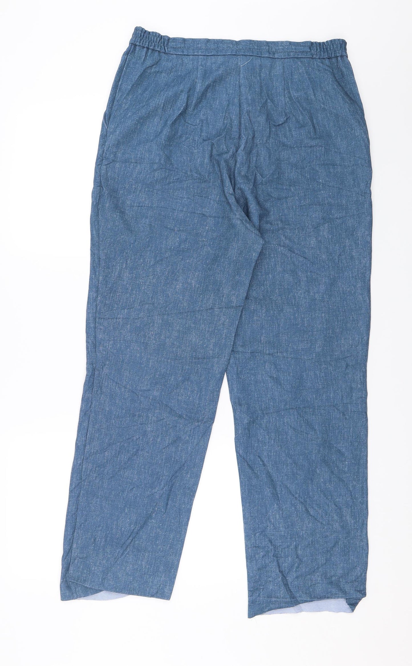 Preworn Womens Blue   Chino Trousers Size 29 in L27 in