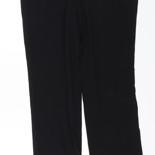 M&S Womens Black   Dress Pants Trousers Size 12 L27 in