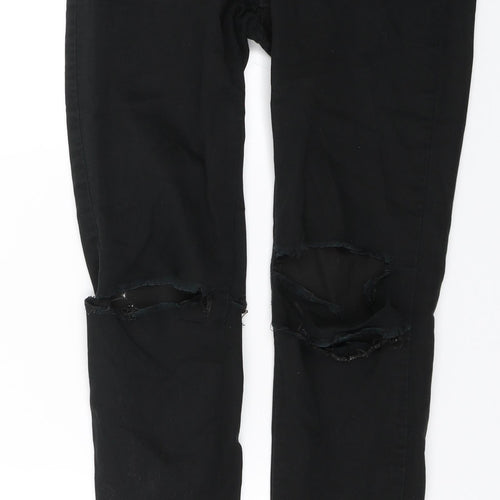 New Look Womens Black  Denim Skinny Jeans Size 10 L26 in