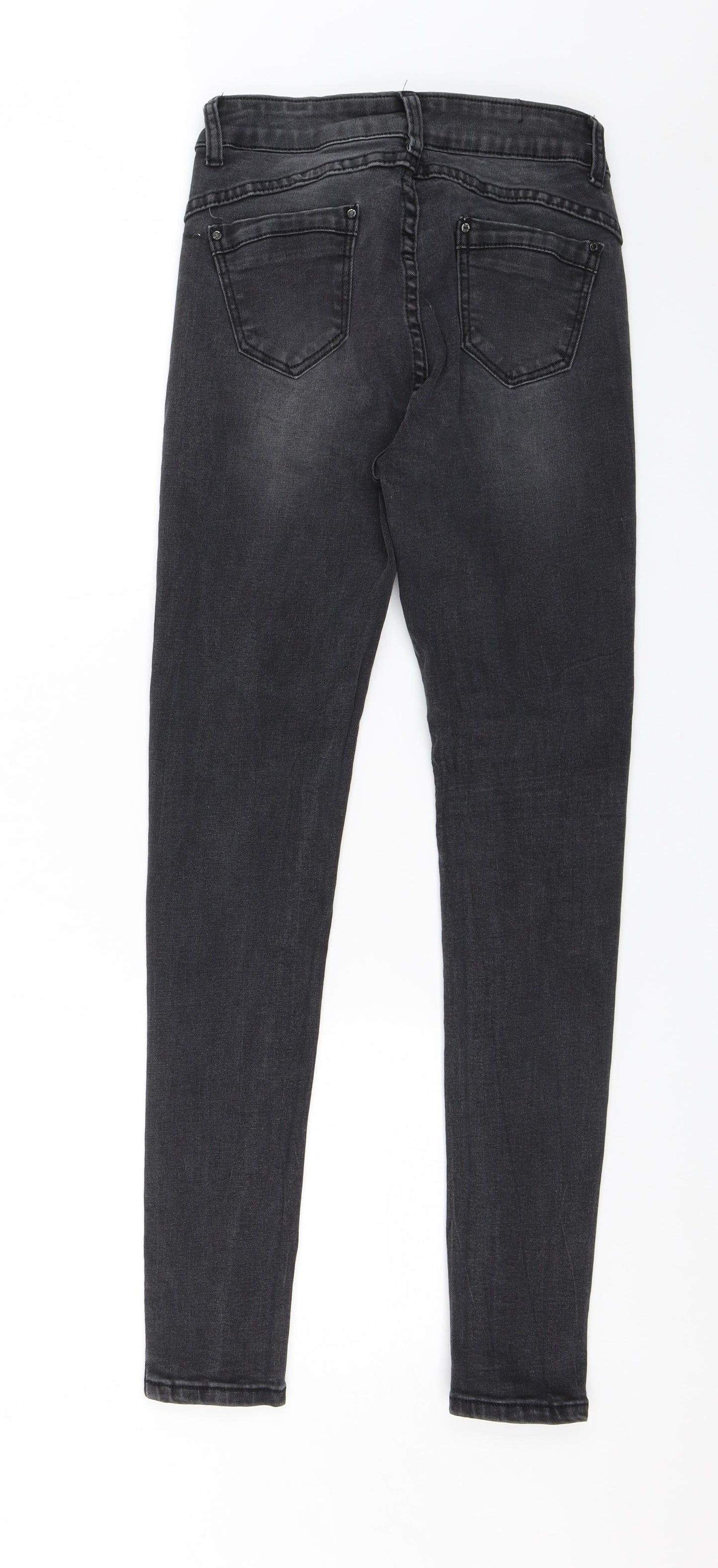 By Sasha Womens Black  Denim Skinny Jeans Size 8 L28 in