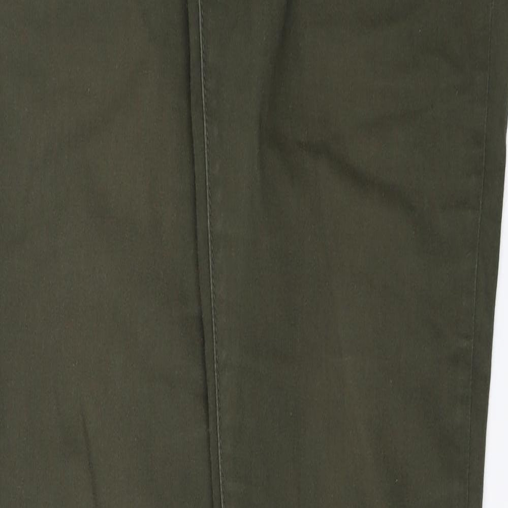 Yes Yes Womens Green   Skinny Jeans Size 12 L28 in