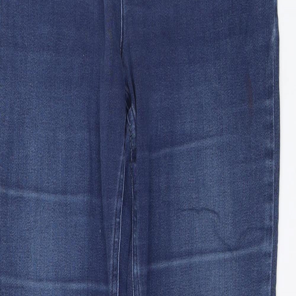 Per Una Womens Blue  Denim Straight Jeans Size 10 L28 in