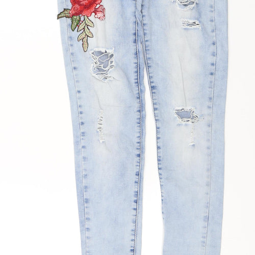 MISS RJ Womens Blue   Skinny Jeans Size 8 L27 in
