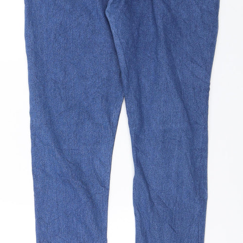 Easy Buy Womens Blue  Denim Skinny Jeans Size 6 L27 in