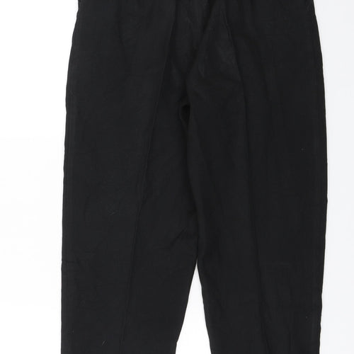 Preworn Womens Black   Trousers  Size 26 in L22 in