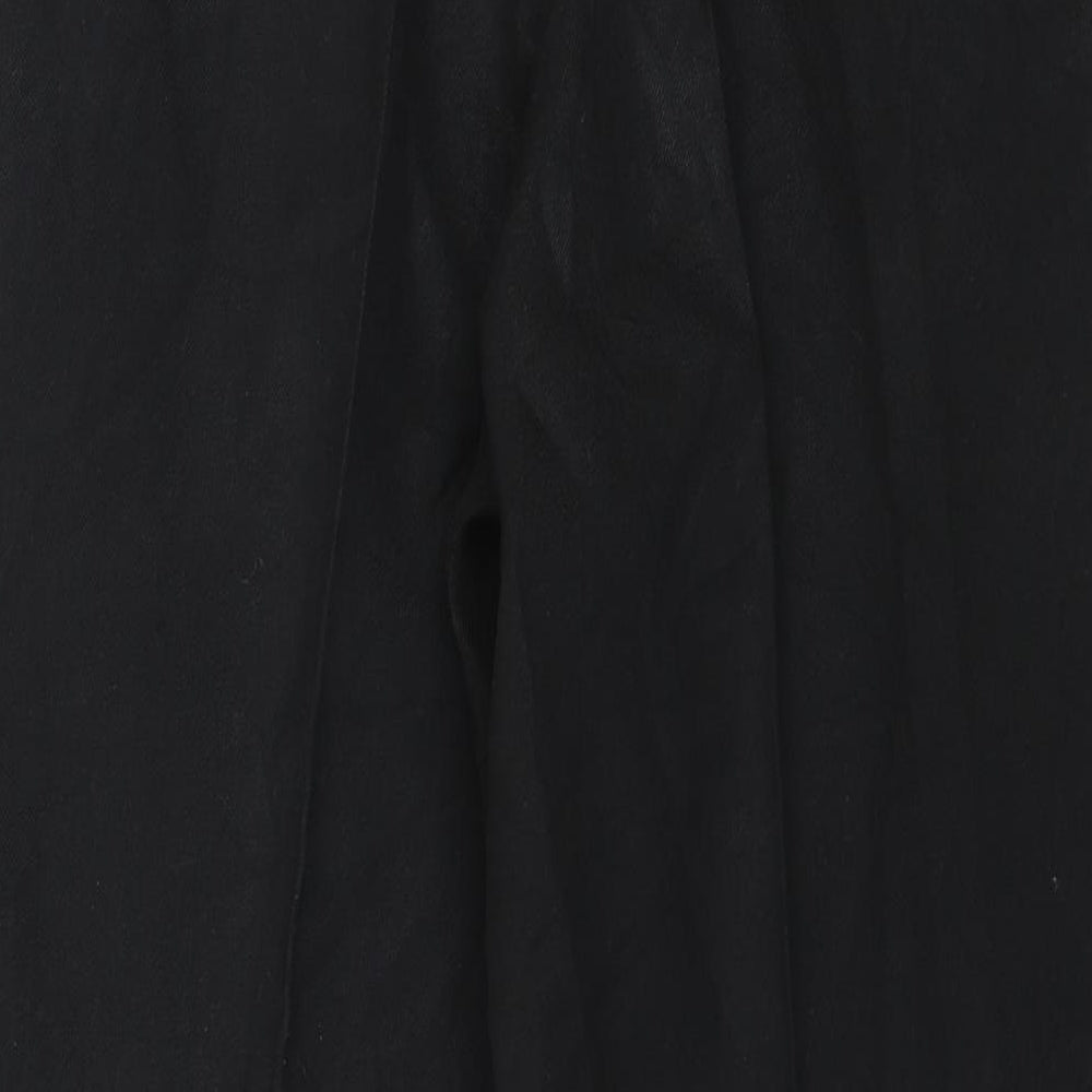 Preworn Womens Black   Trousers  Size 26 in L22 in