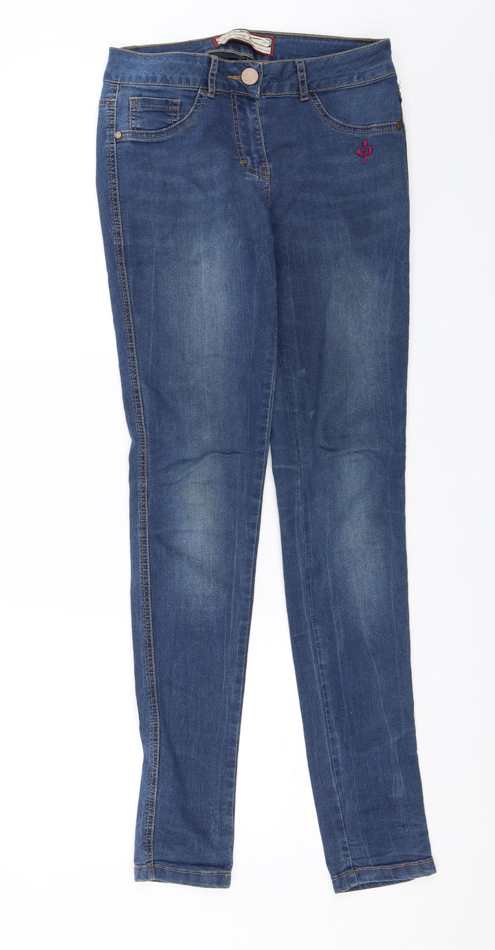 Internationale Womens Blue Denim Skinny Jeans Size 10 L29 in