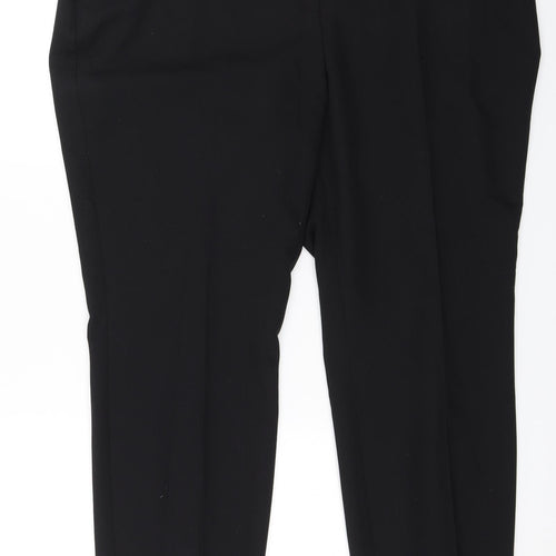 Preworn Womens Black   Dress Pants Trousers Size 18 L25 in
