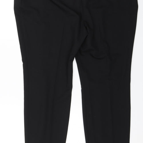 Preworn Womens Black   Dress Pants Trousers Size 18 L25 in
