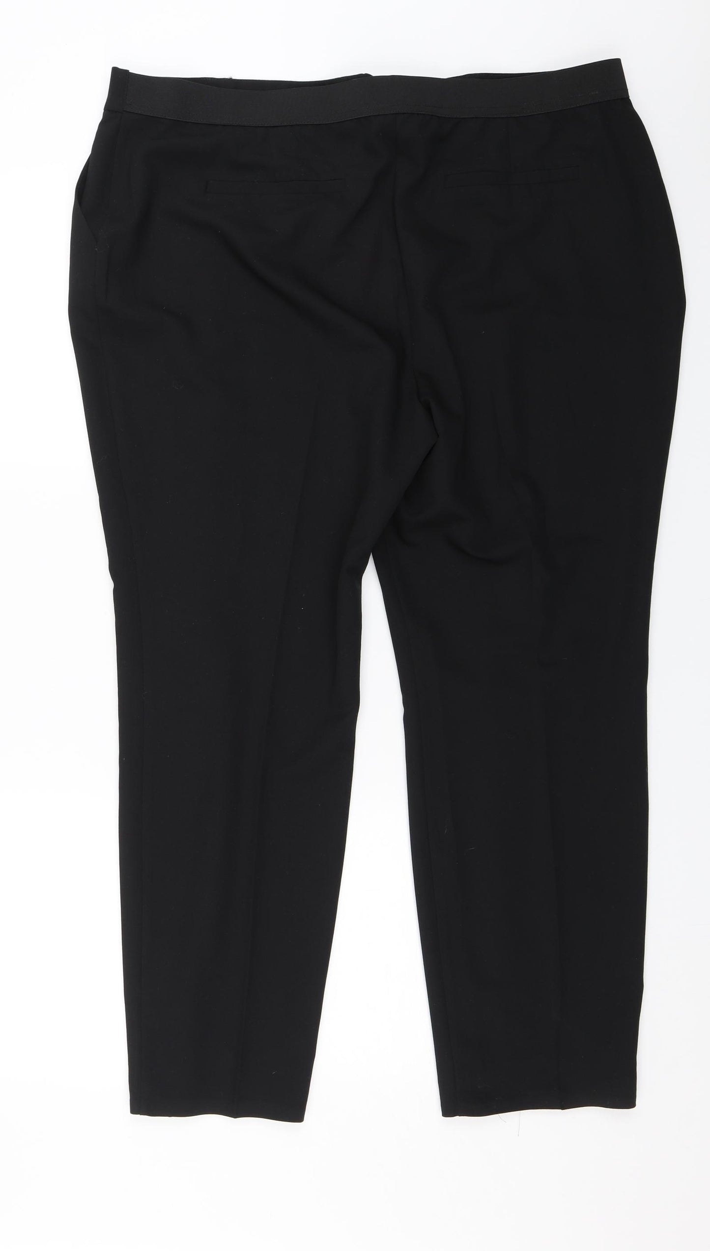 Preworn Womens Black   Dress Pants Trousers Size 18 L25 in