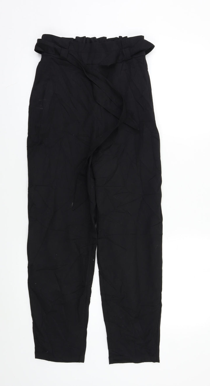 H&M Womens Black Dress Pants Trousers Size S L24 in