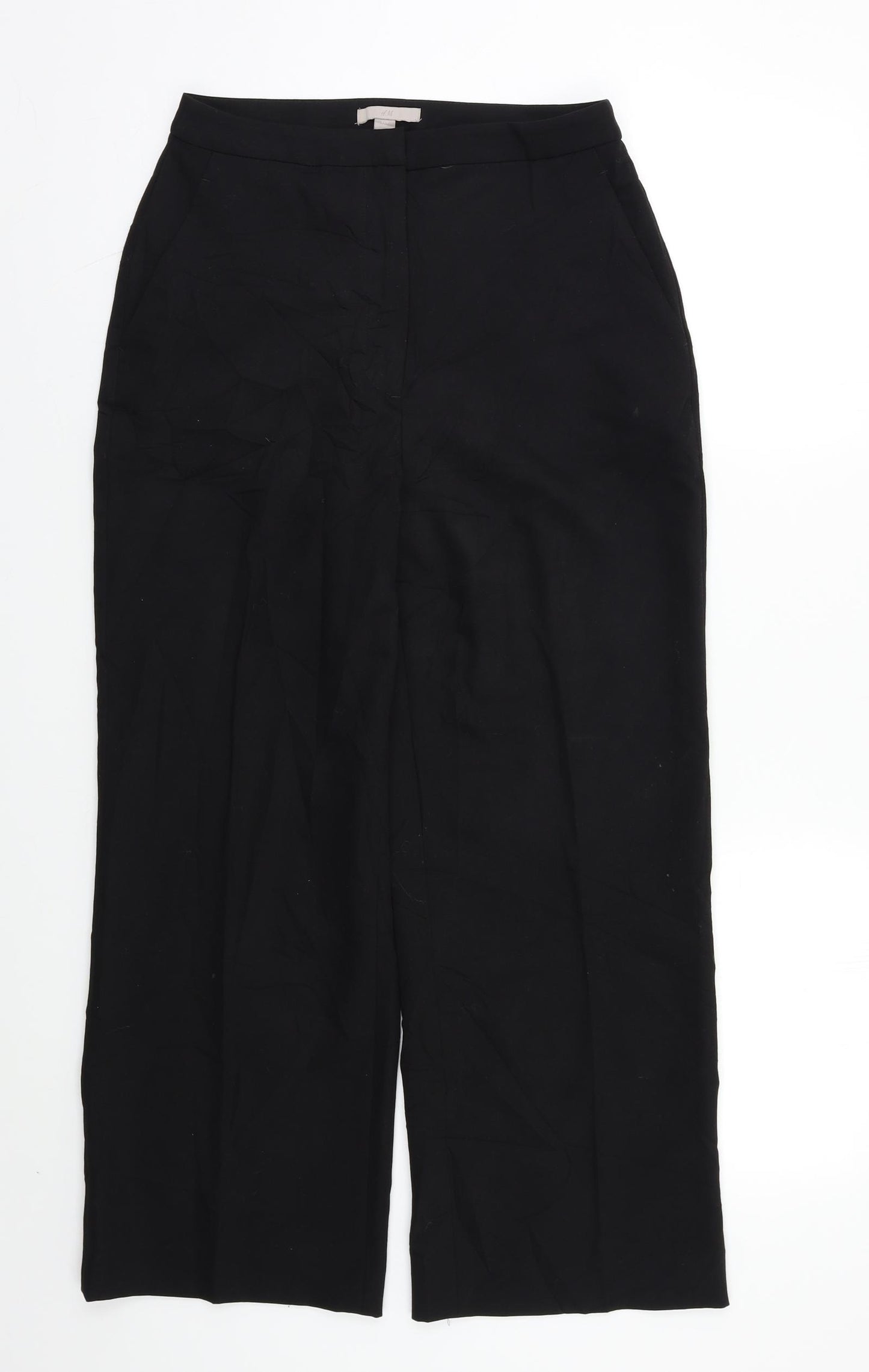 H&M Womens Black   Dress Pants Trousers Size 8 L25 in