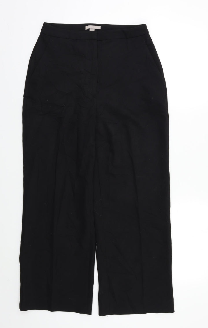 H&M Womens Black   Dress Pants Trousers Size 8 L25 in