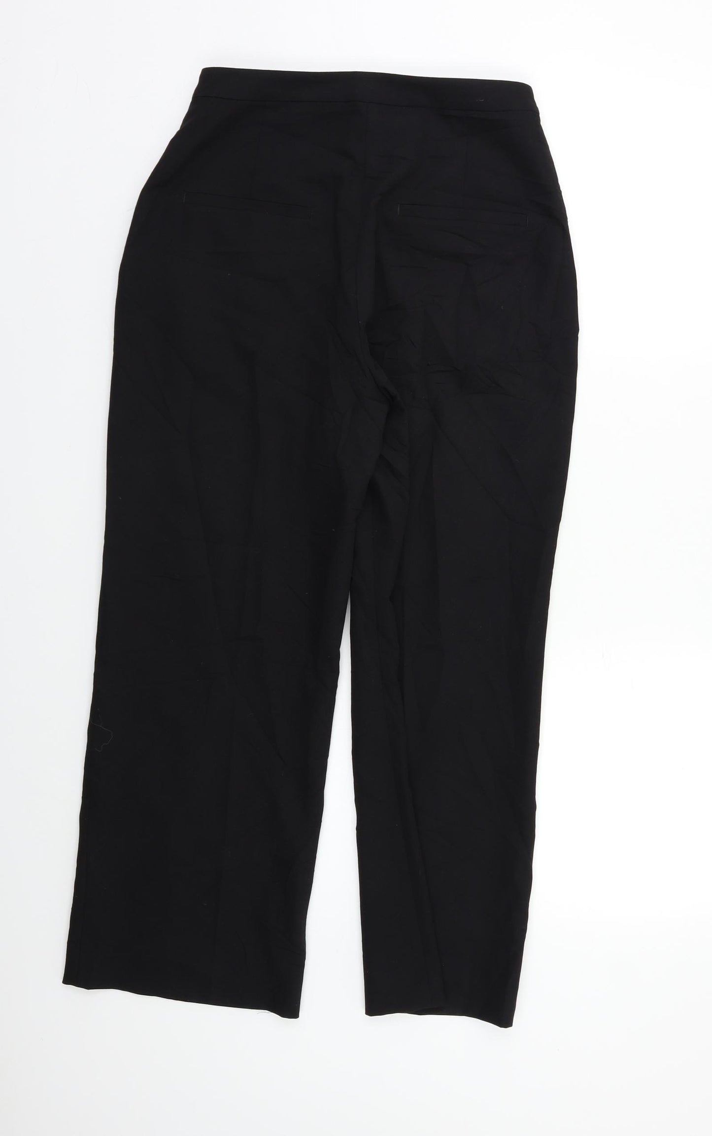 H&M Womens Black   Dress Pants Trousers Size 8 L25 in
