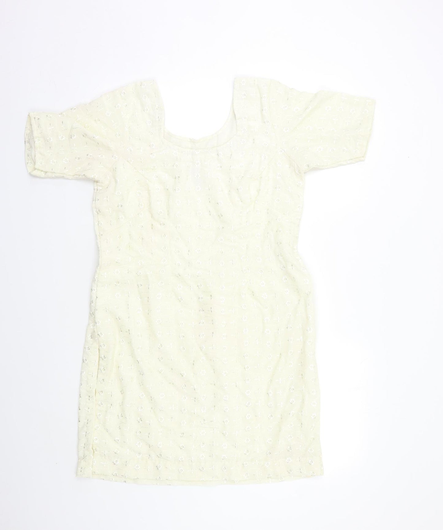 Preworn Womens Ivory   Tunic Blouse Size M