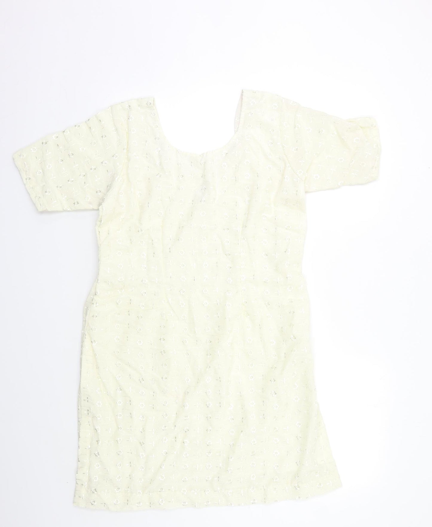 Preworn Womens Ivory   Tunic Blouse Size M