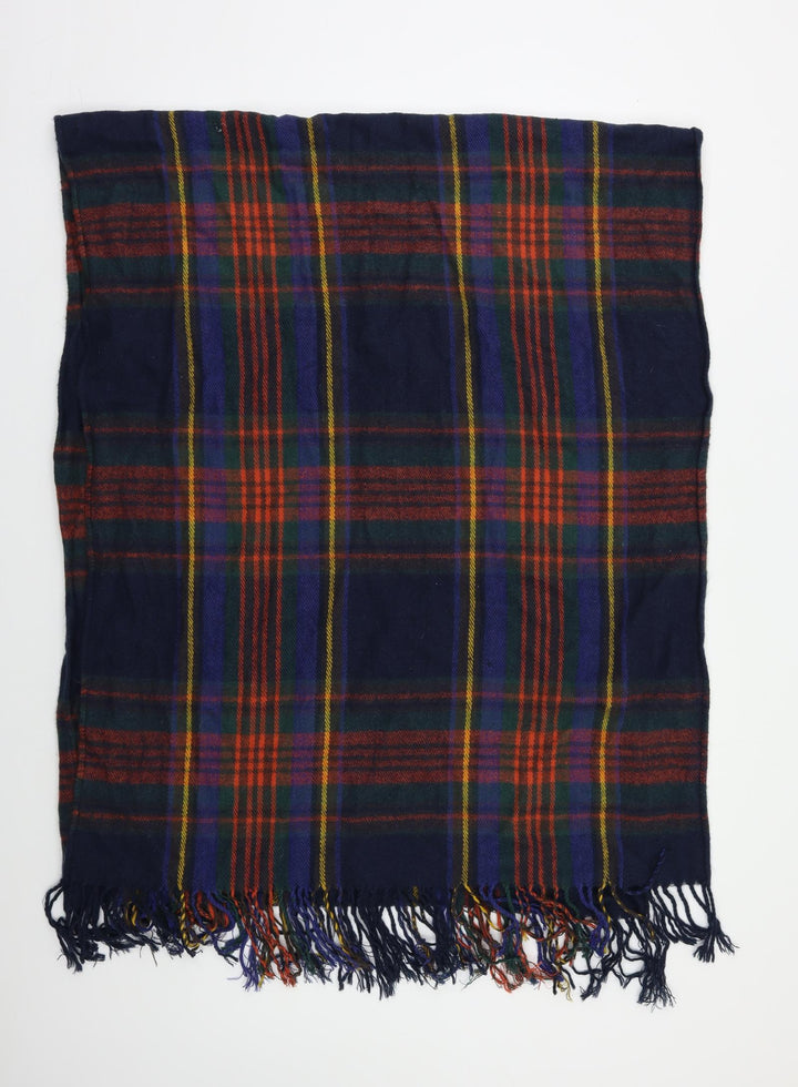 Preworn Womens Multicoloured Plaid   Shawl/Wrap