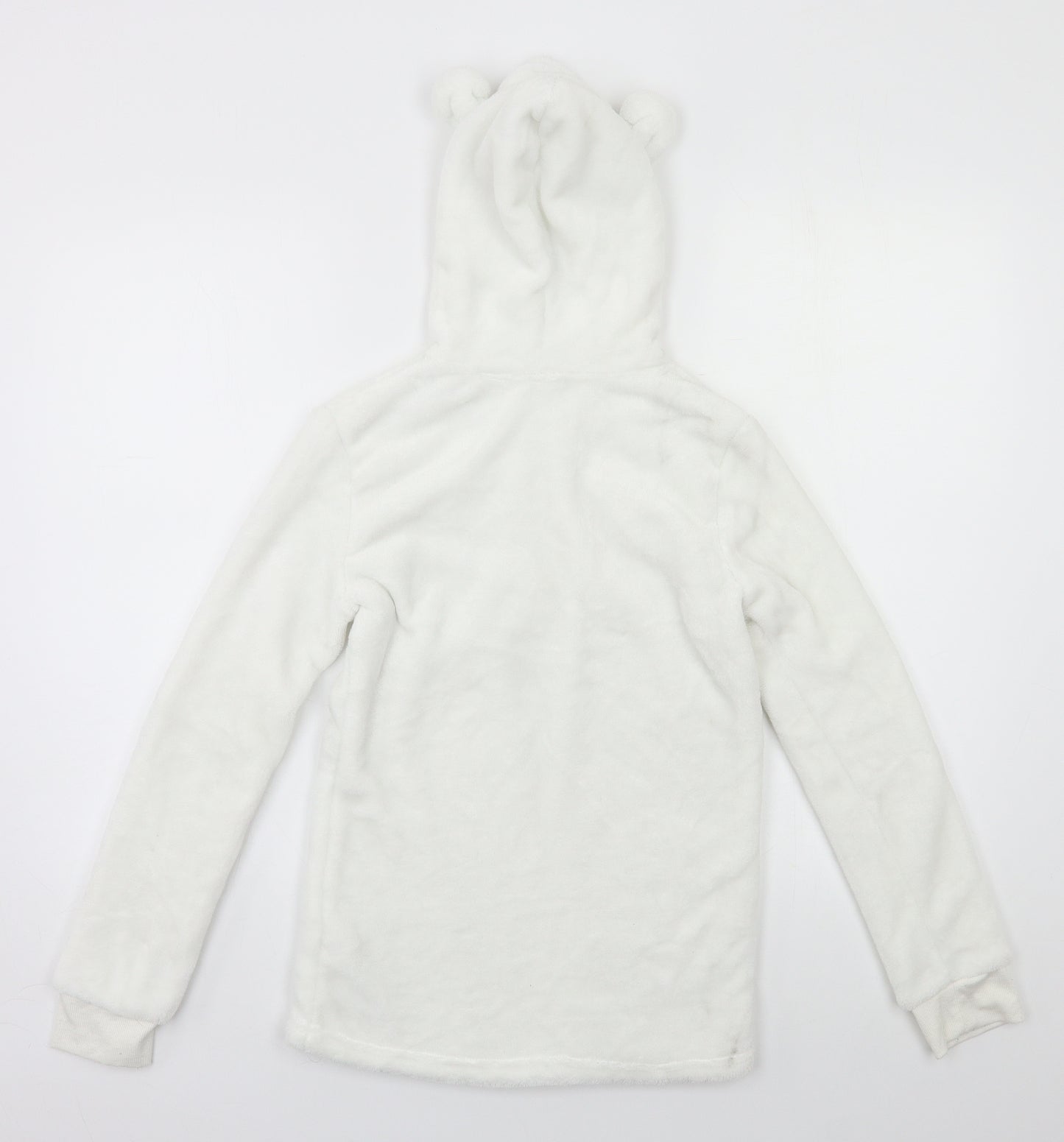 F&F Girls White   Pullover Hoodie Size 12 Years
