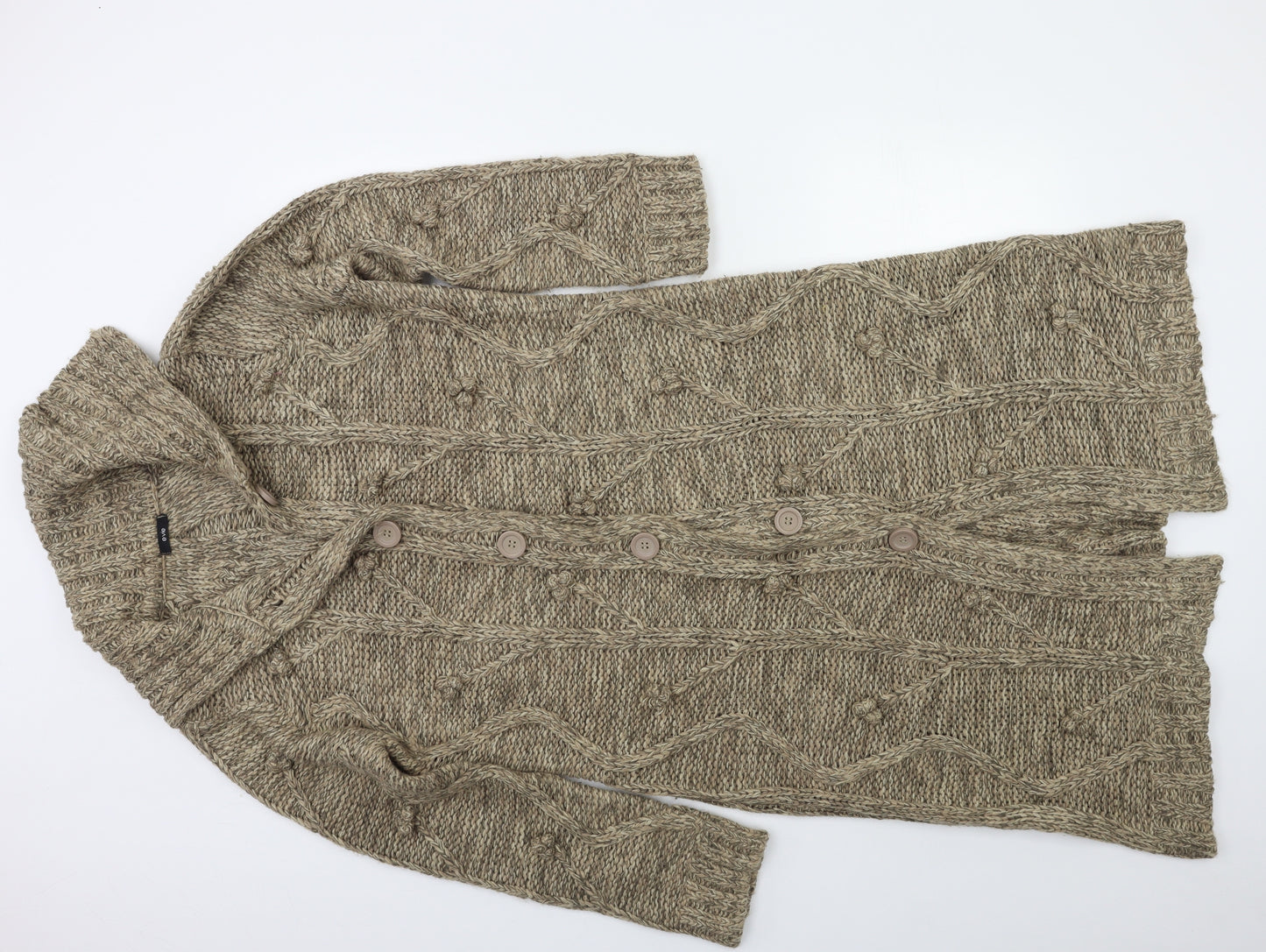Evie Womens Beige   Cardigan Jumper Size 18