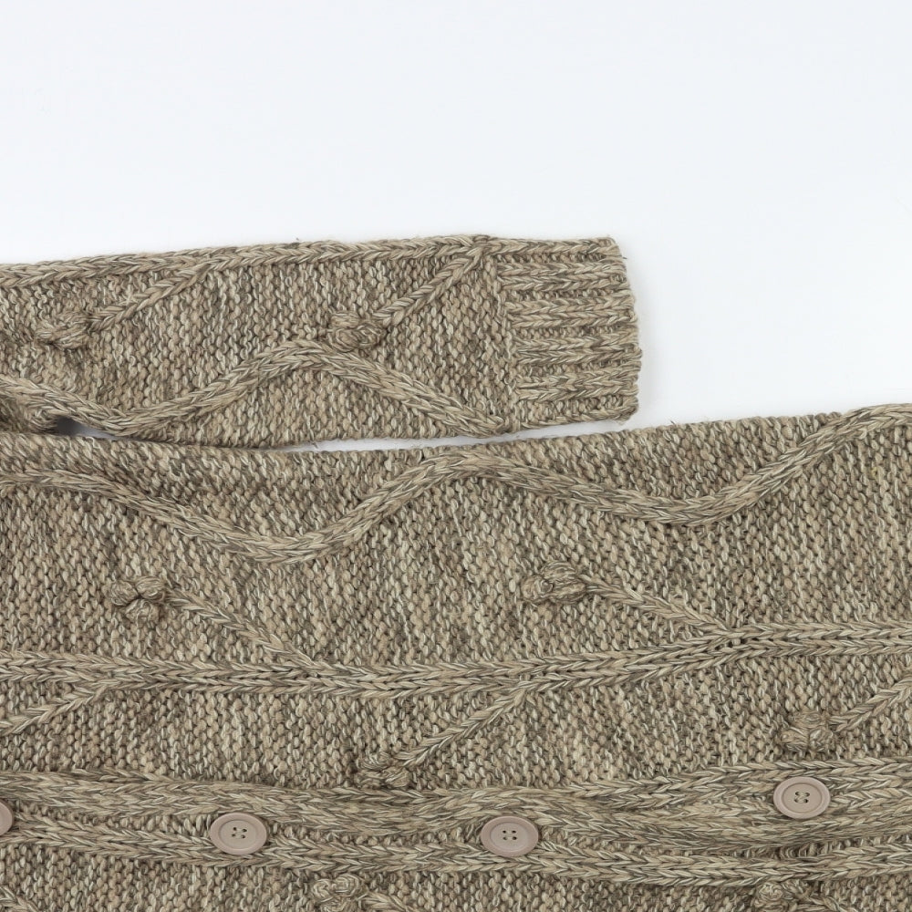 Evie Womens Beige   Cardigan Jumper Size 18