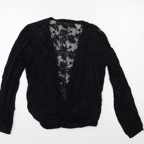 New Look Womens Black   Cape Jumper Size 14