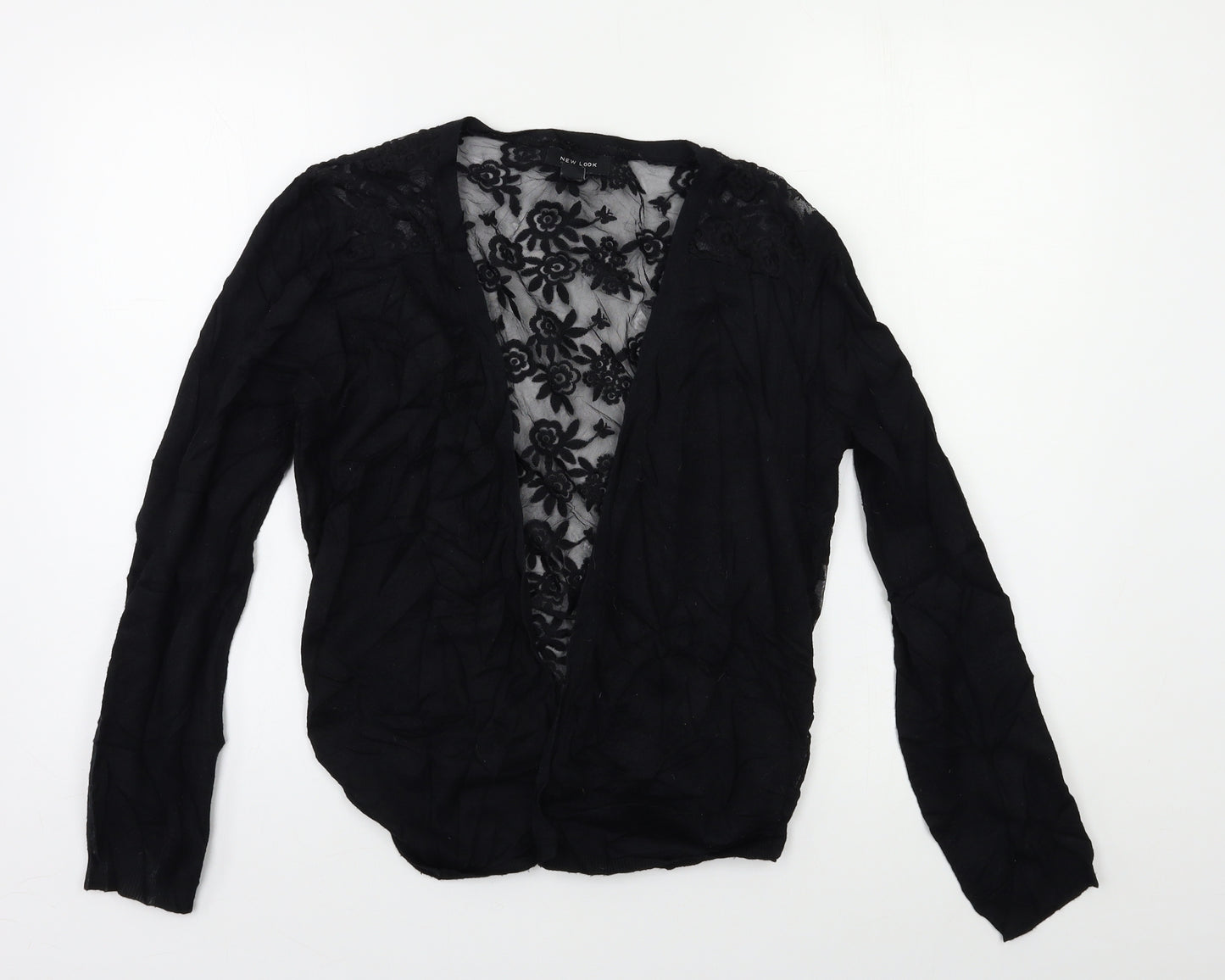 New Look Womens Black   Cape Jumper Size 14