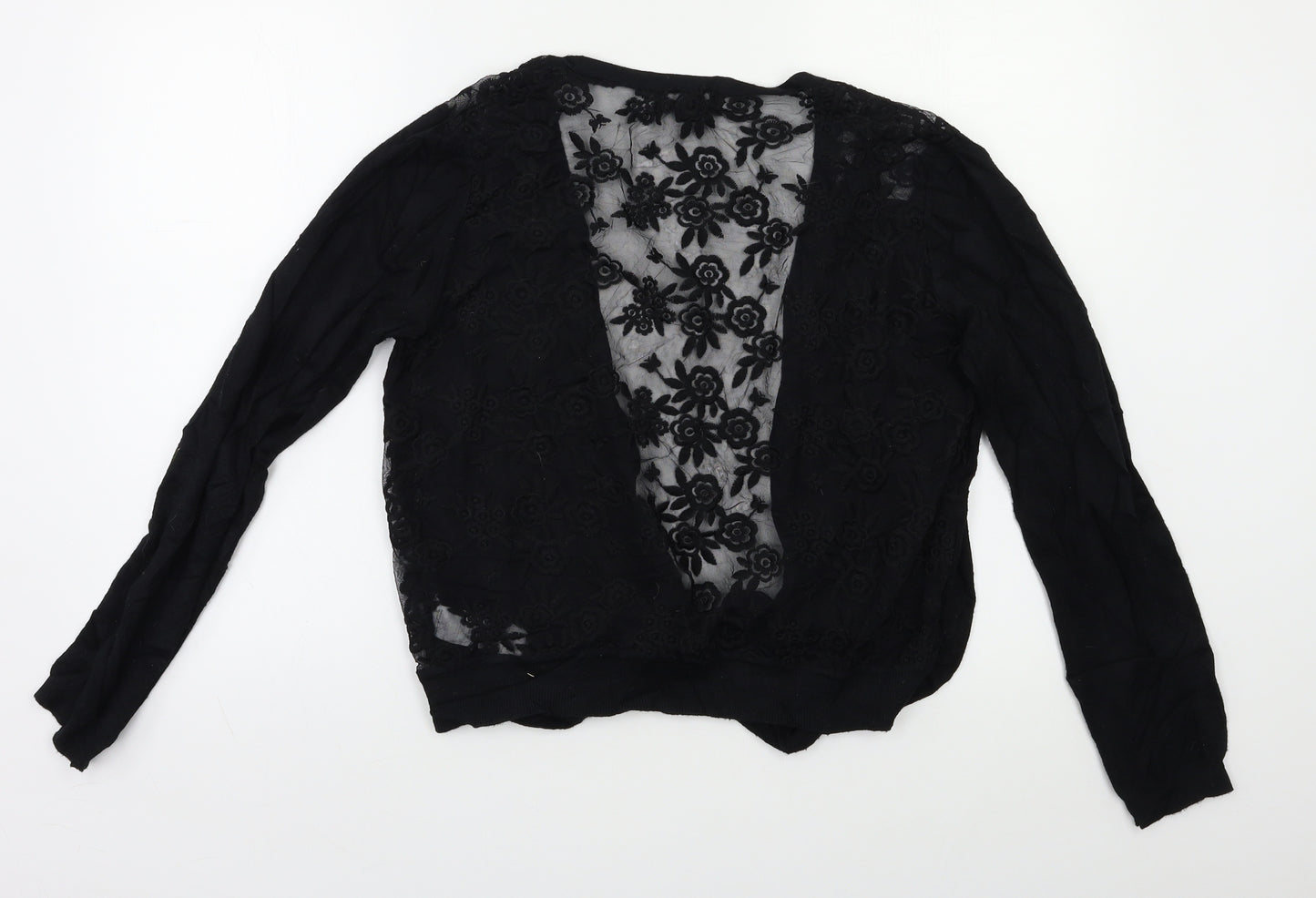 New Look Womens Black   Cape Jumper Size 14