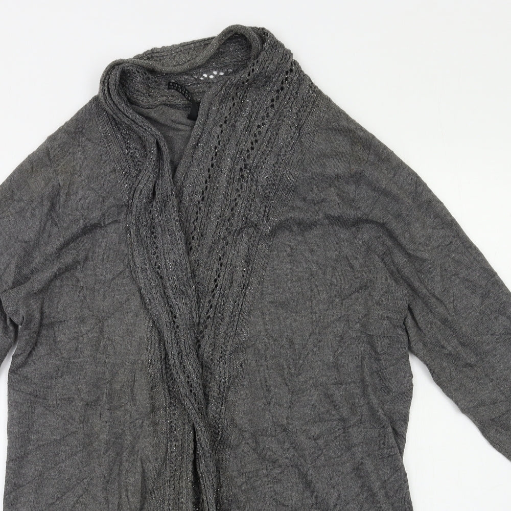 Preworn Womens Grey   Cardigan Jumper Size 16