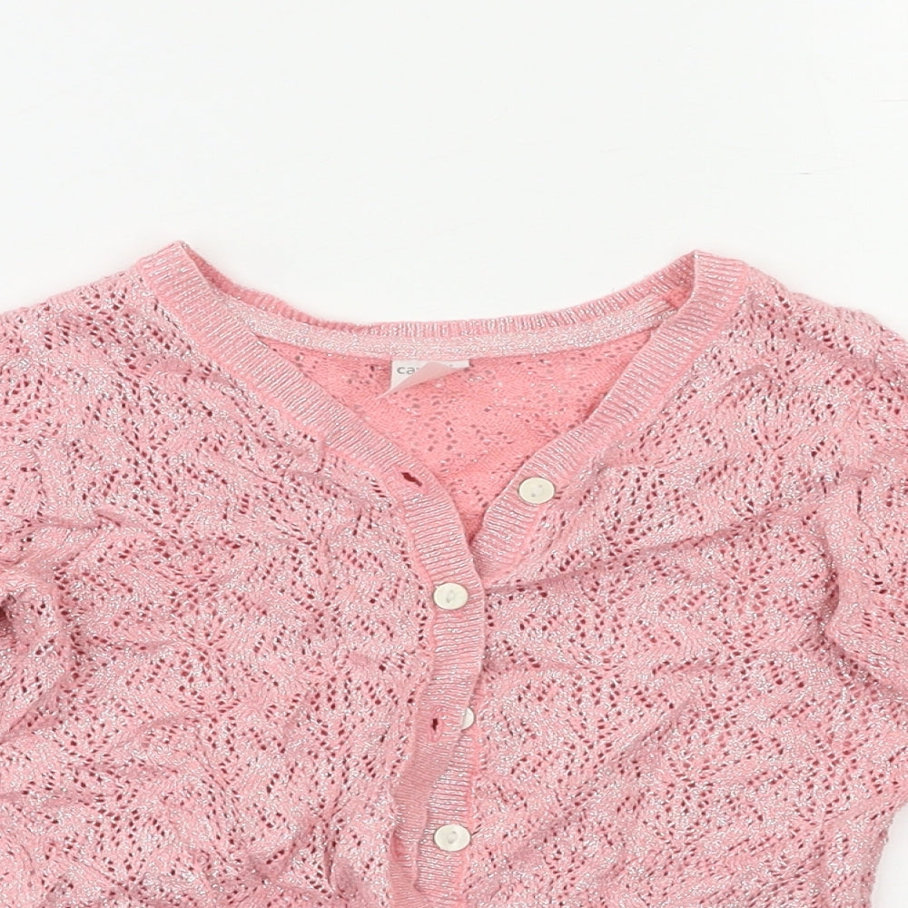Carter's Baby Pink   Cardigan Jumper Size 12-18 Months