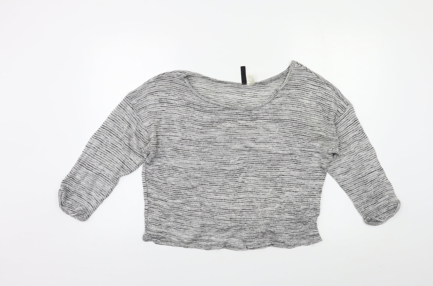 H&M Womens Grey   Pullover Jumper Size S