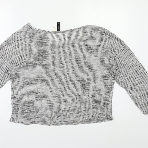 H&M Womens Grey   Pullover Jumper Size S