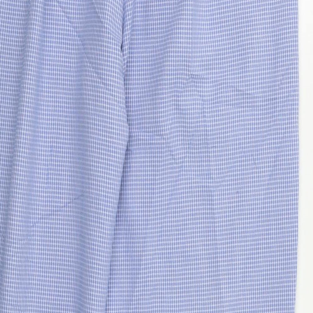 Valene Herman Womens Blue Check  Trousers  Size 8 L27 in