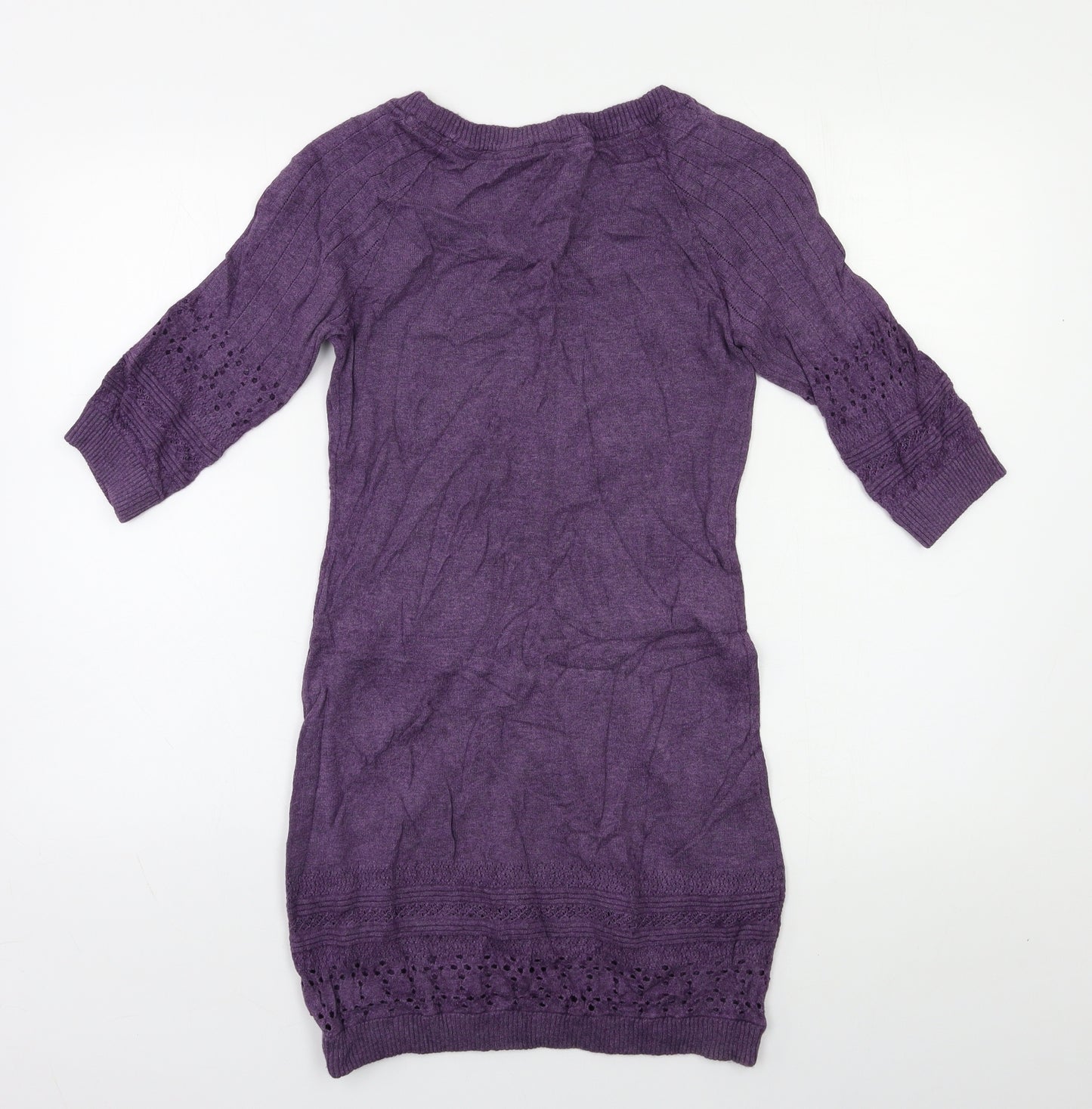 Fat Face Womens Purple   Jumper Dress  Size 10