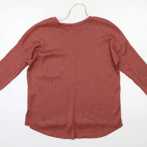 Primark Womens Orange   Pullover Jumper Size S